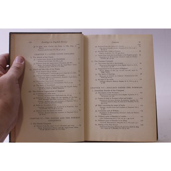 Readings In English History, Edward P Cheyney, 1922, Hardcover, ~ 250827-WH 548 - Picture 6 of 8